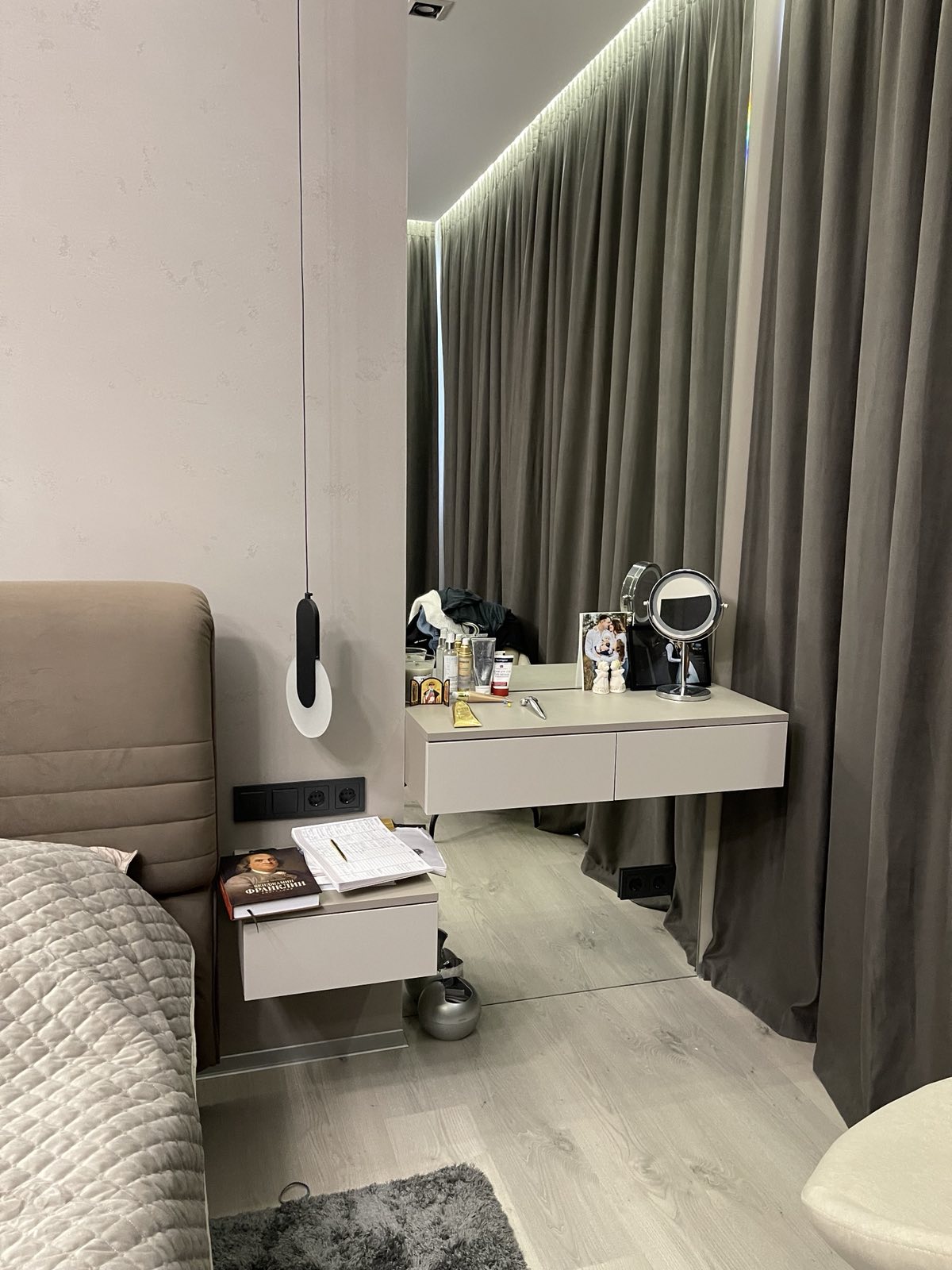 Bedroom Dressing And Feature Wall Joinery portfolio image 1