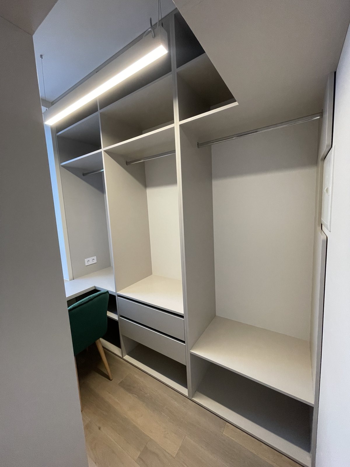 Built-in wardrobe details across several Sydney rooms